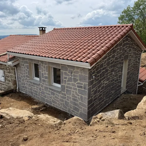 facade finition imitation pierre