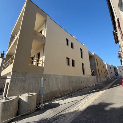 Ravalement facade batiment neuf Saint-Jean-Bonnefonds Bas Facade