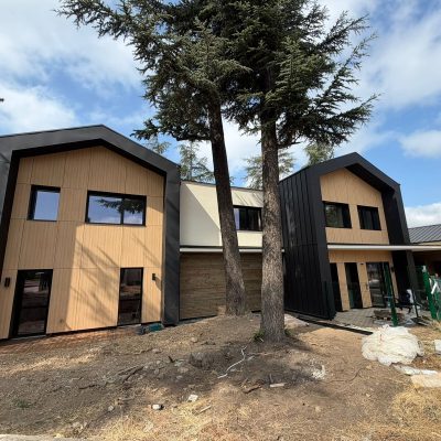 Chantier bardage Bas Facade