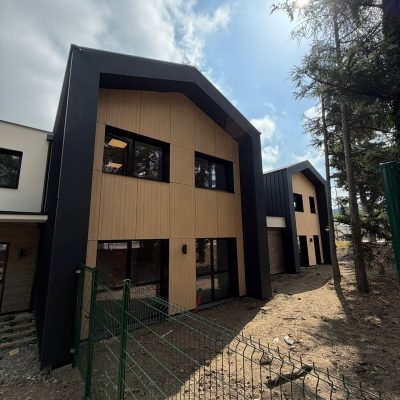 Chantier bardage Bas Facade