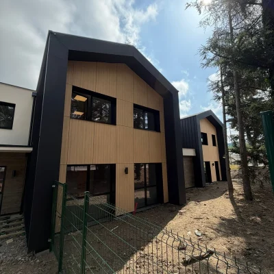Chantier bardage Bas Facade